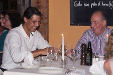 Juan Carlos con Rafa Nadal